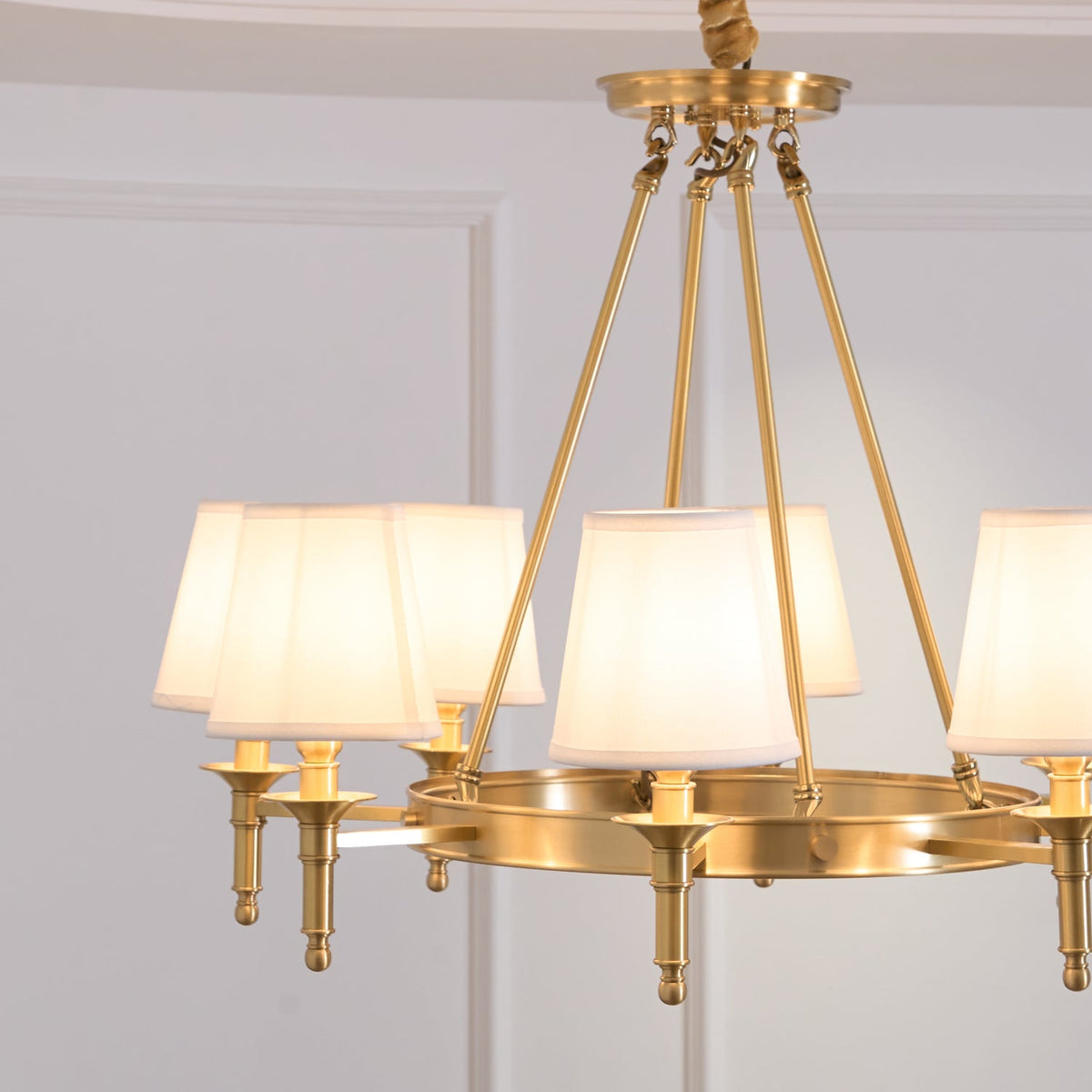 Antique Brass Chandelier