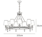 Antique Brass Chandelier