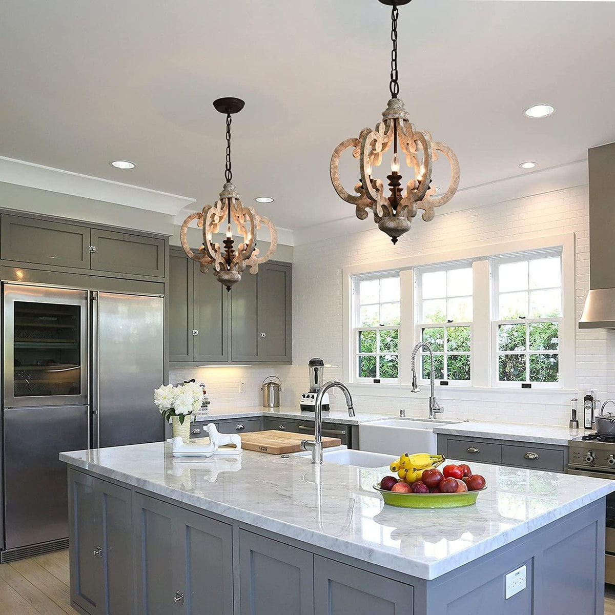 Antique White Style Chandelier
