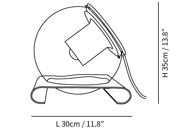Anvia Glass Table Lamp
