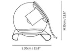 Anvia Glass Table Lamp