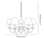 Aoni Floral Arm Chandelier