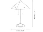 Apex Alabaster Prism Table Lamp