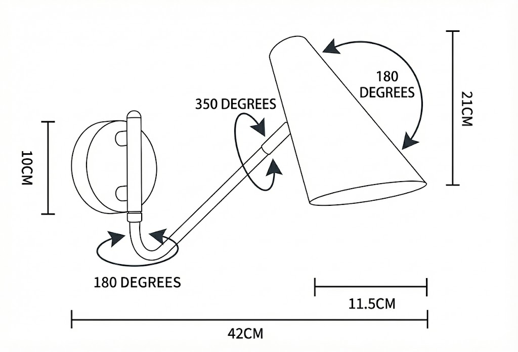 Apex Plug-in Wall Sconce