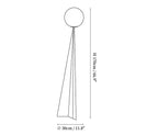 Apex Sphere Floor Lamp