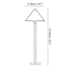 Apex Triangle Shade Floor Lamp
