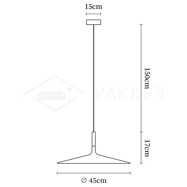 Aplomb Metal Pendant Lamp