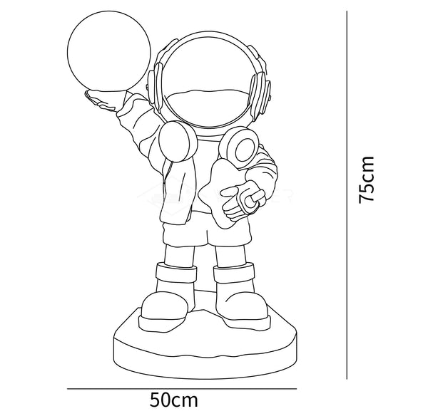 Apollo Astronaut Built-in Battery Floor Lamp