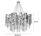 Aqua Funnel Chandelier