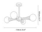 Arbor Travertine Chandelier