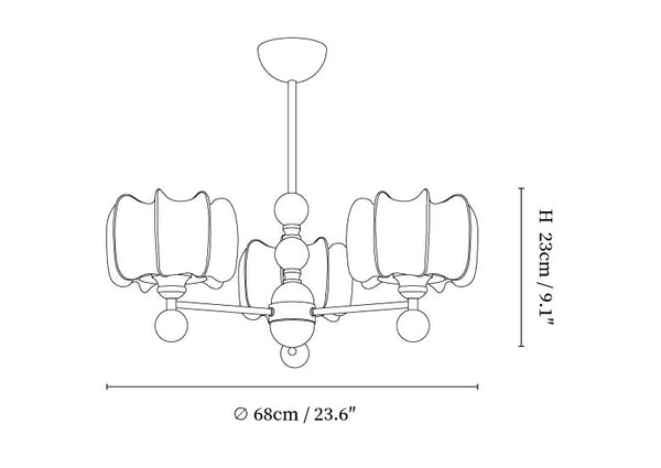 Arboris Floral Chandelier