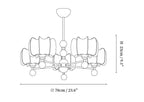 Arboris Floral Chandelier