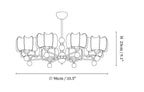 Arboris Floral Chandelier