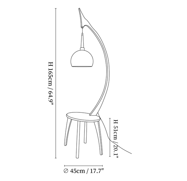 Arc Curve Floor Lamp