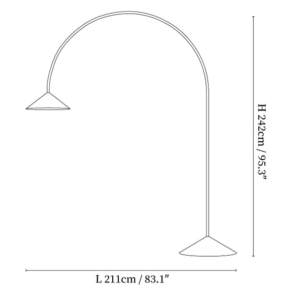 Arc Out Floor Lamp