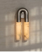 Arc Ridge Alabaster Wall Sconce