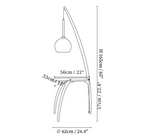 Arc Sphere Floor Lamp