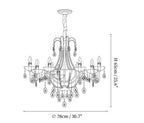 Arcadia Gold Chandelier