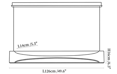 Arcadia Wave Linear Pendant Lamp