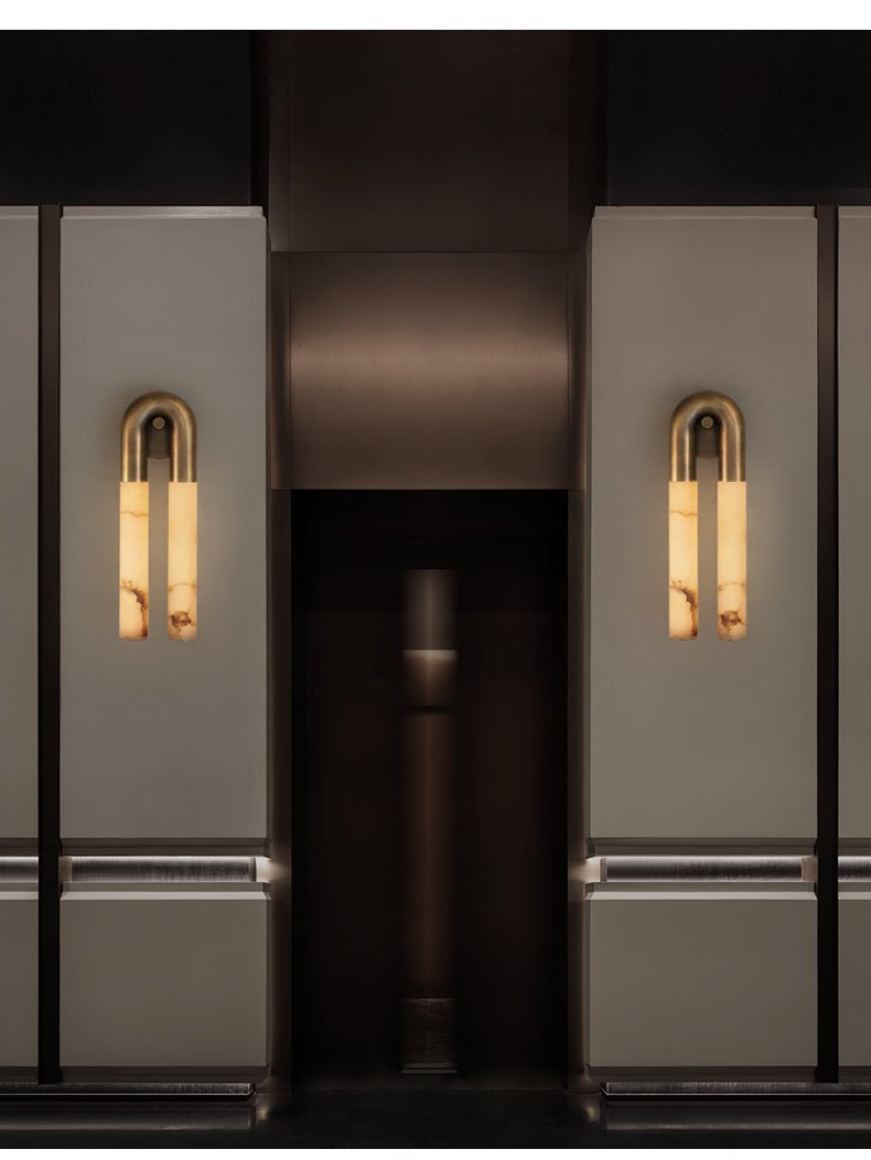 Arch Alabaster Sconce