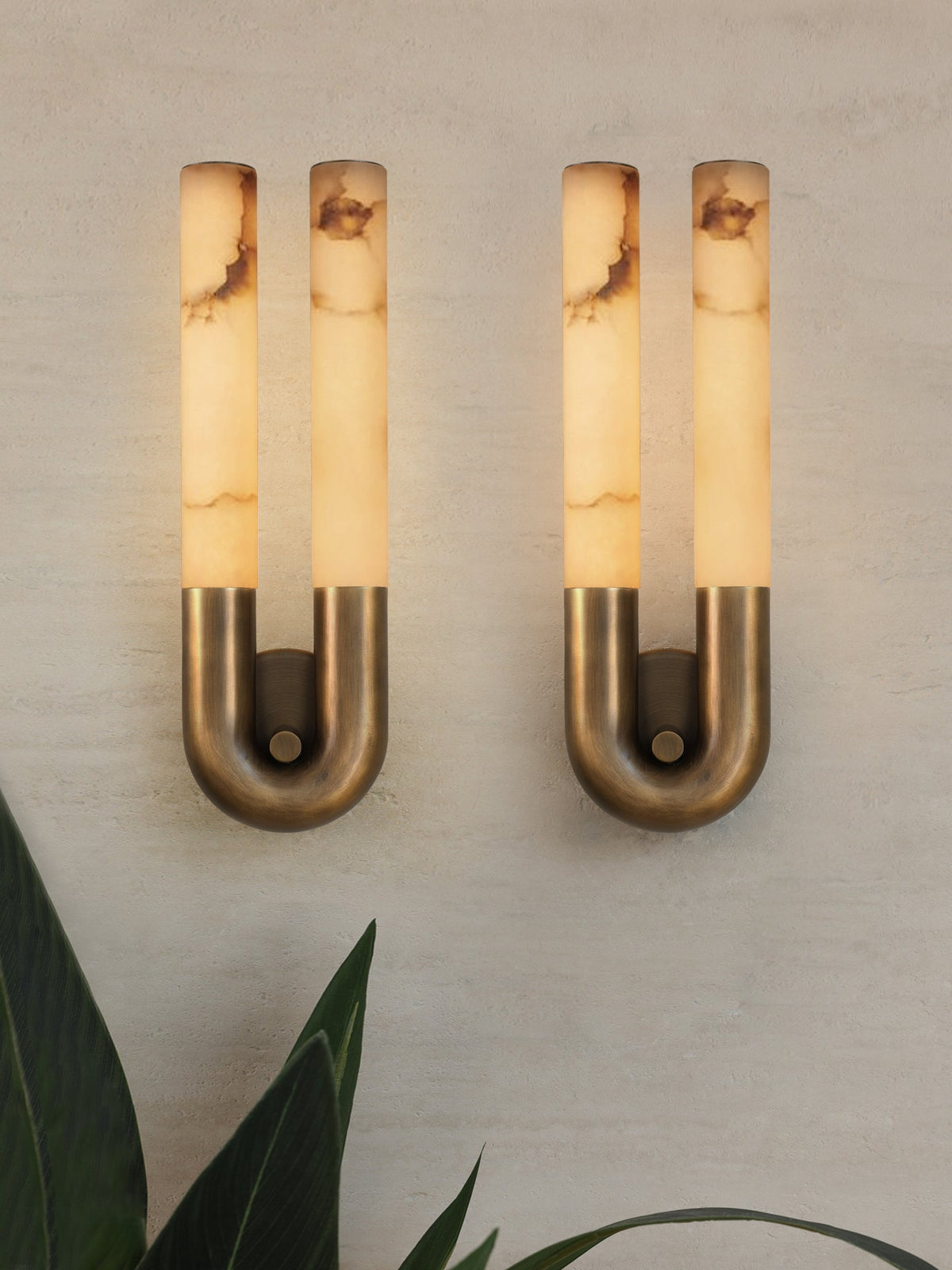 Arch Alabaster Sconce