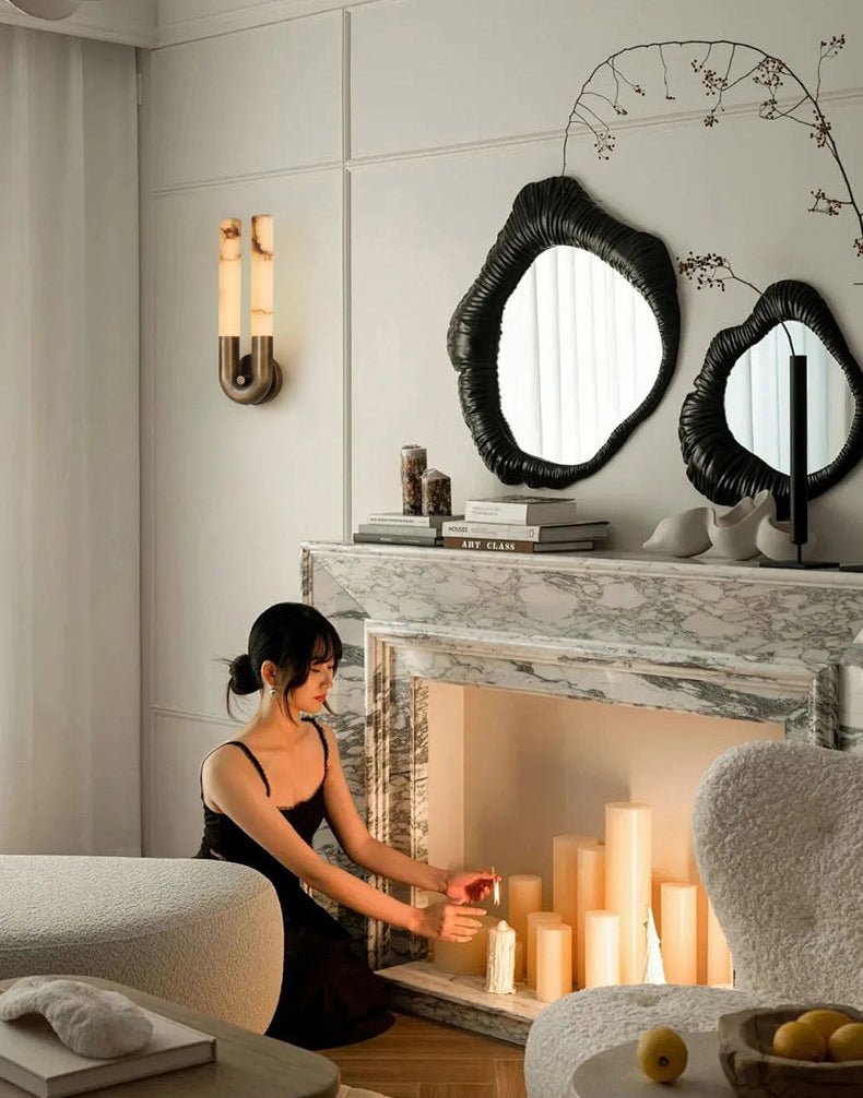 Arch Alabaster Sconce