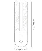Arch Alabaster Sconce