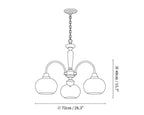Arched Globe Chandelier