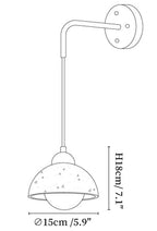 Arched Travertine Wall Light