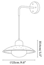 Arched Travertine Wall Light