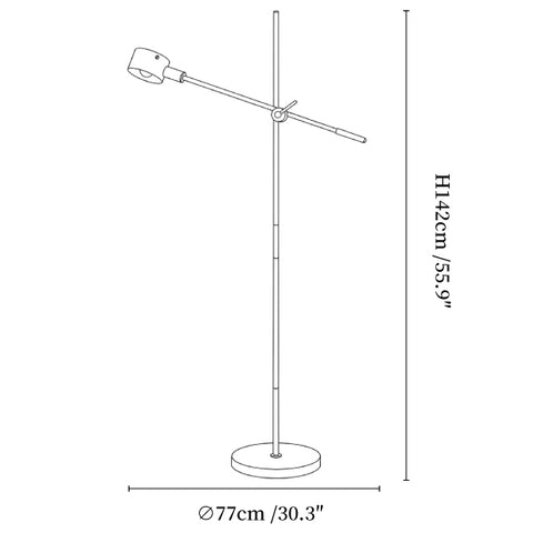 Arclen Adjustable Floor Lamp