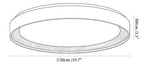 Arco Acrylic Ceiling Light