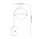 Arco Travertine Wall Lamp