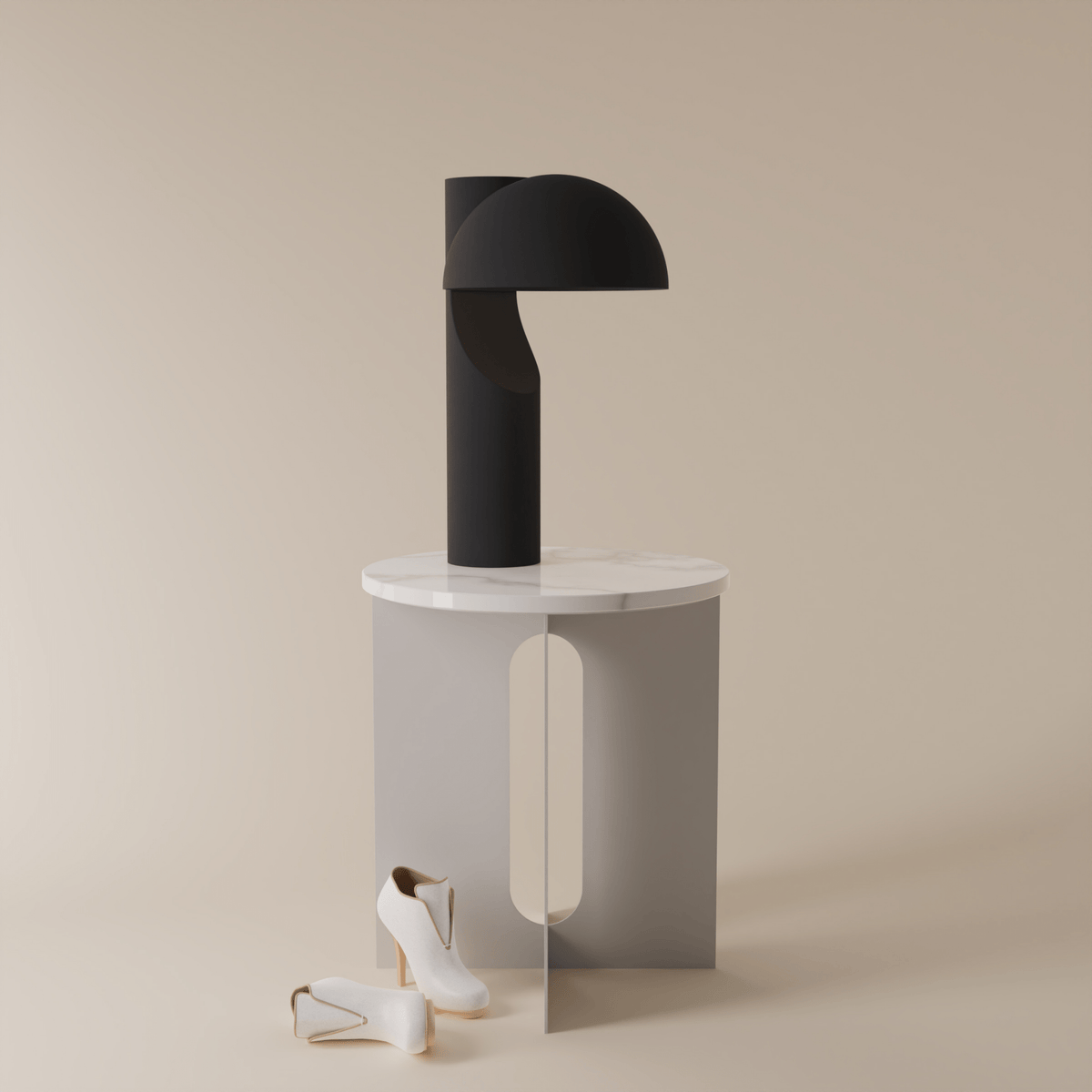 Minimalist Arc Dome Table Lamp