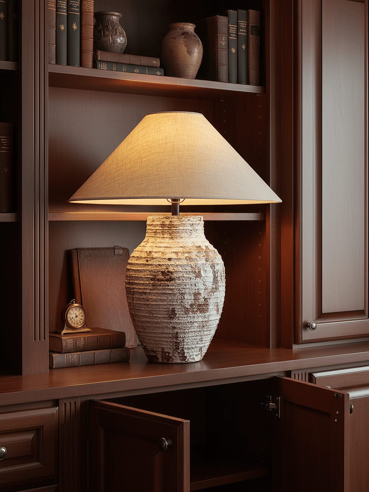 Arden Textured Clay Table Lamp