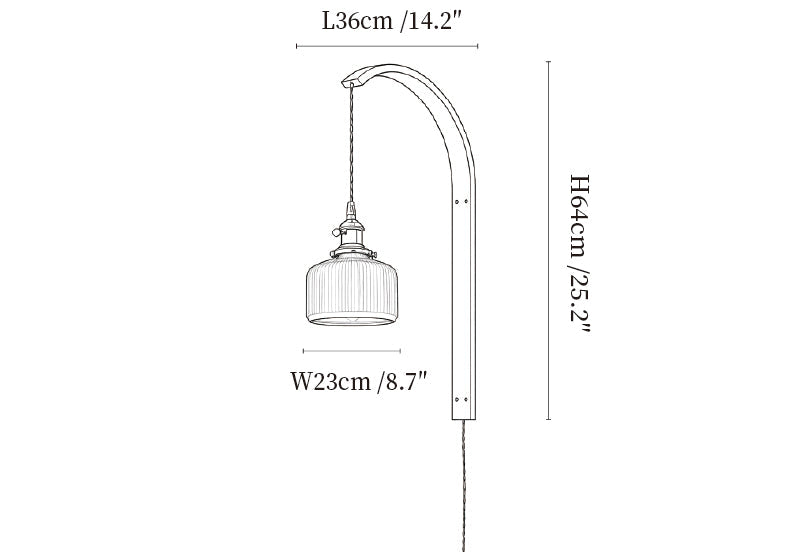 Ardent Wood Wall Lamp