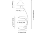 Aria Curved Shelf Floor Lamp