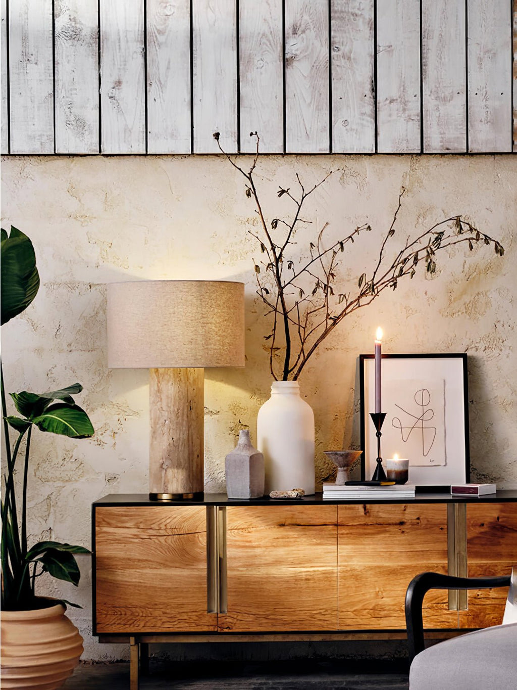 Aria Stone Table Lamp