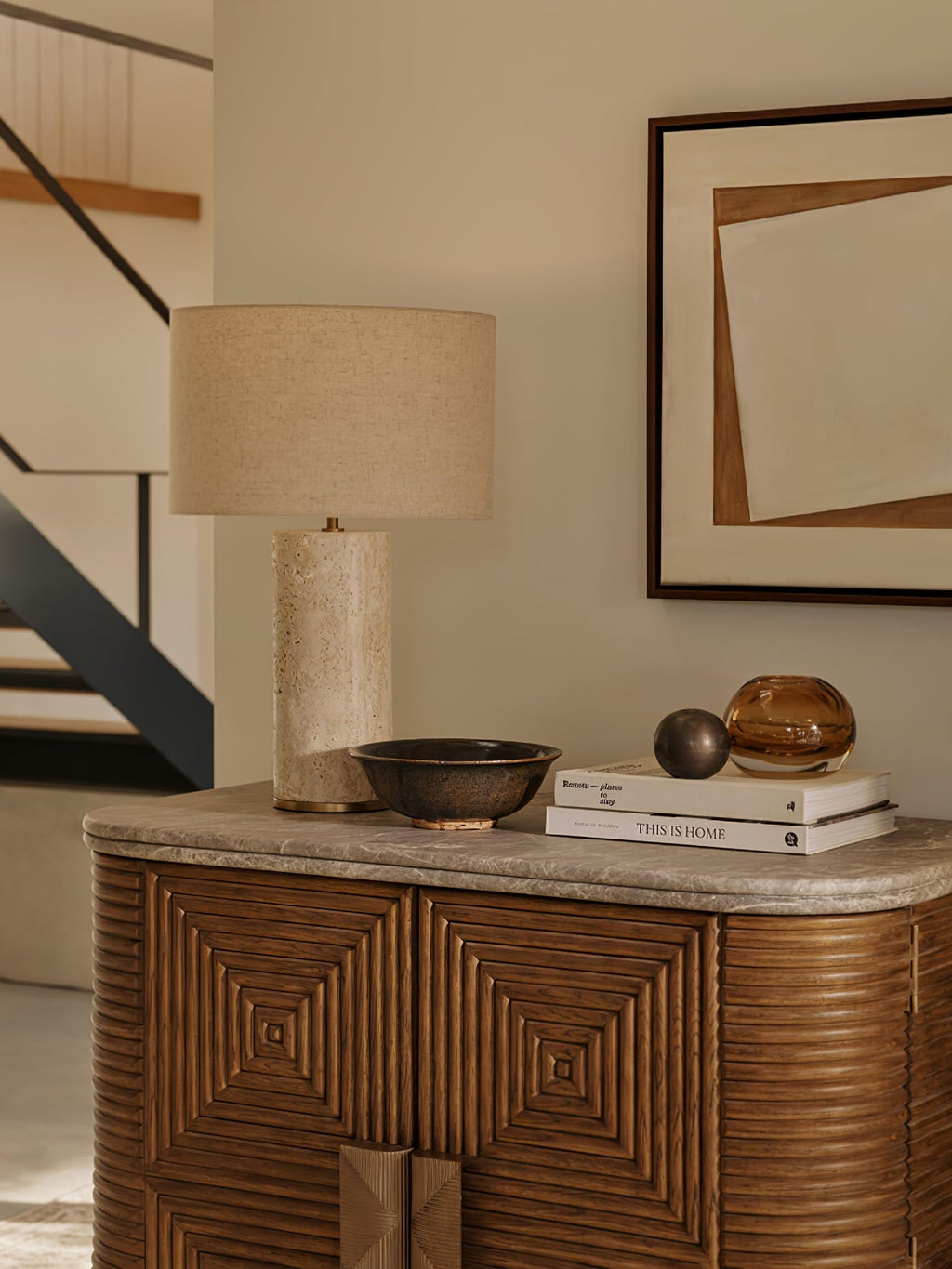 Aria Stone Table Lamp