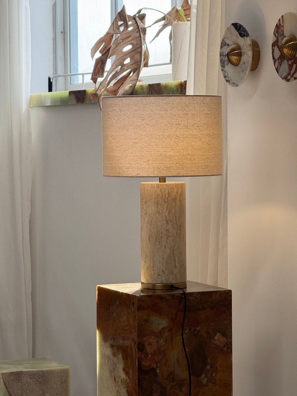 Aria Stone Table Lamp