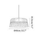 Arlina Jute Fringe Pendant Light
