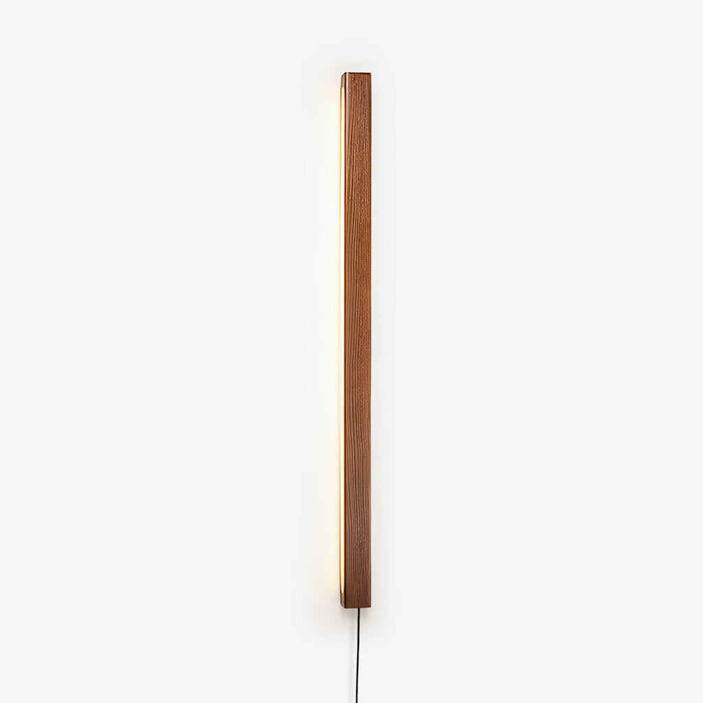 Arlo Linear Wood Plug - in Wall Light