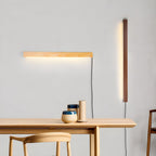 Arlo Linear Wood Plug - in Wall Light