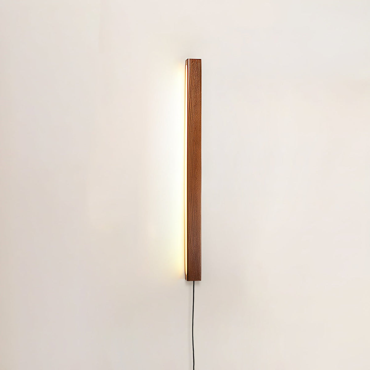 Arlo Linear Wood Plug - in Wall Light