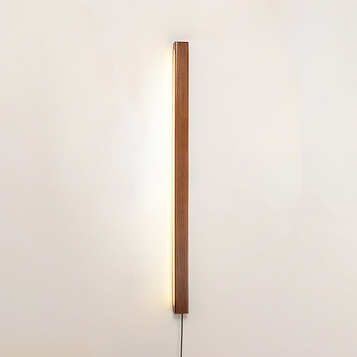 Arlo Linear Wood Plug - in Wall Light