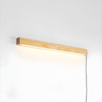Arlo Linear Wood Plug - in Wall Light