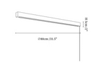 Arlo Linear Wood Plug-in Wall Light