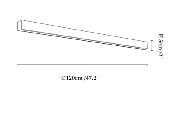 Arlo Linear Wood Plug-in Wall Light