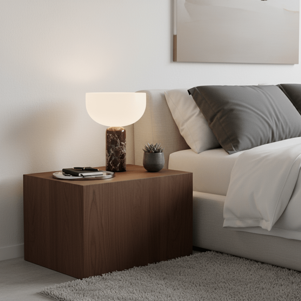 Arno Sphere Marble Table Lamp