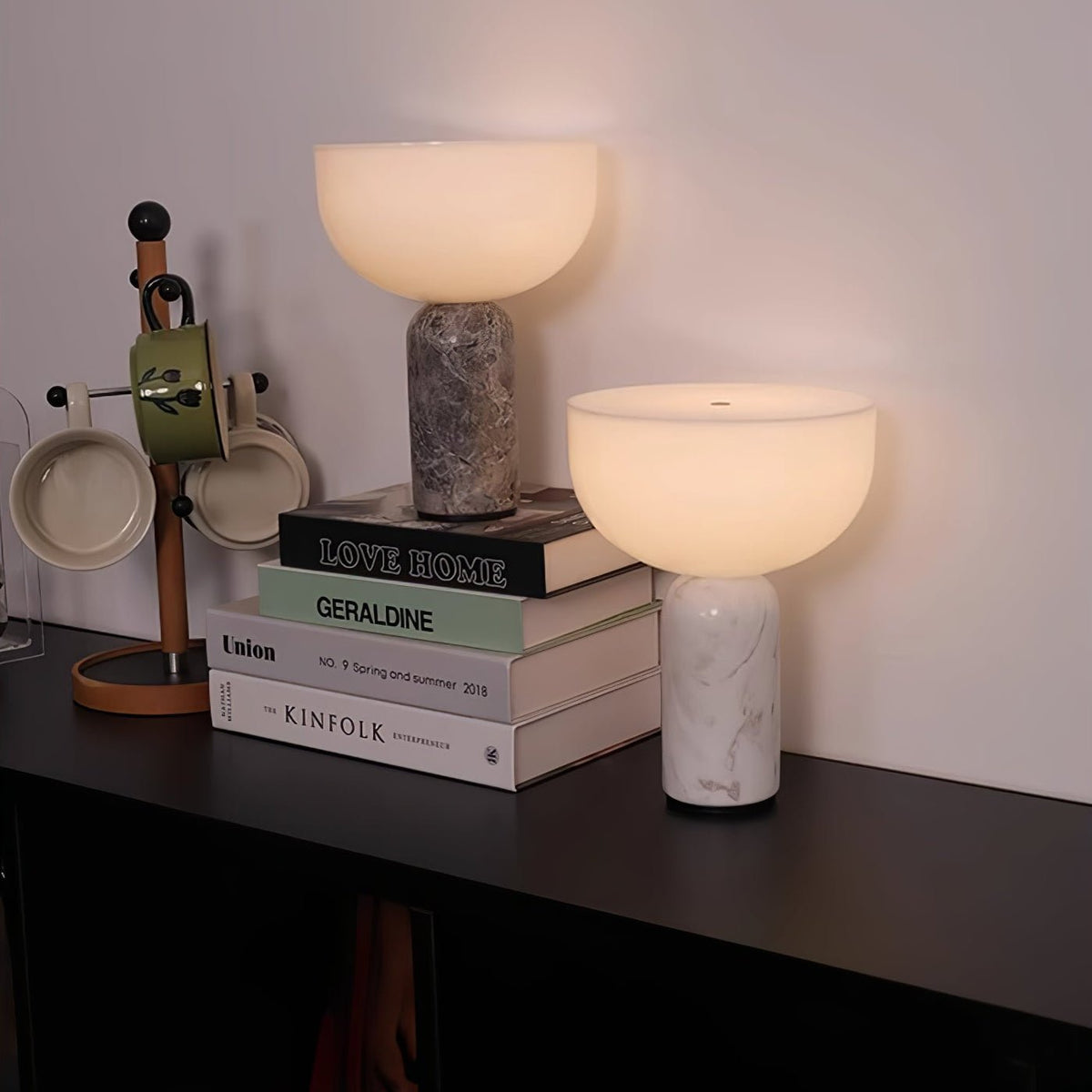 Arno Sphere Marble Table Lamp